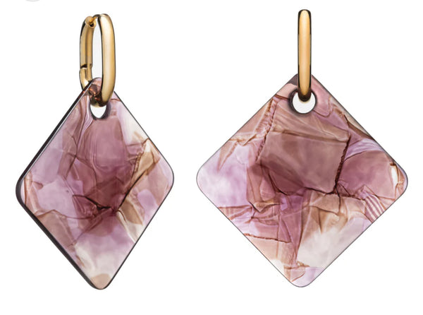 Camellia earrings