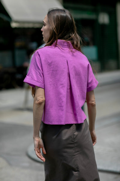 Mom Crop Blouse