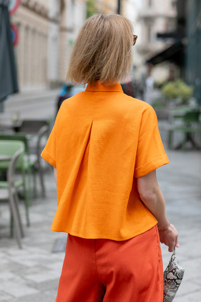 Mom Crop Blouse