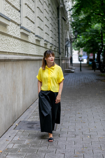 Mom Crop Blouse