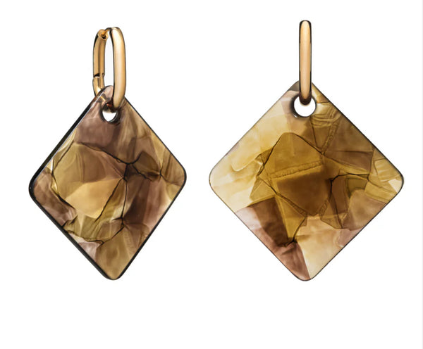 Camellia earrings