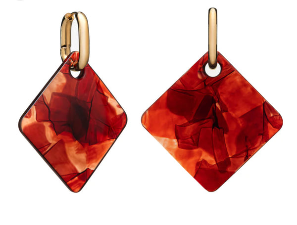 Camellia earrings
