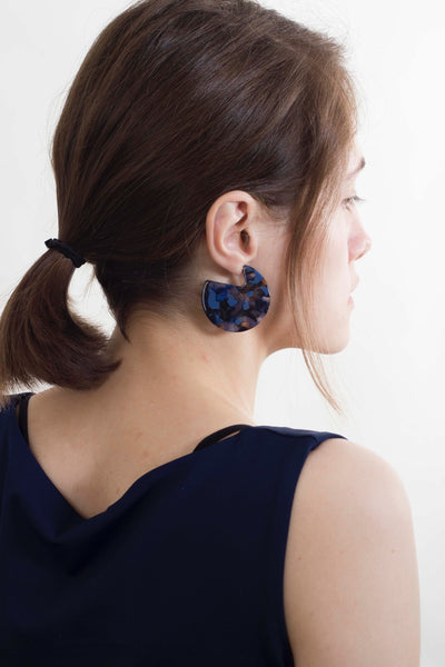 Peony earrings