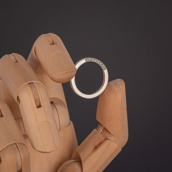 Enigma gyűrű - pasztellzöld zafír