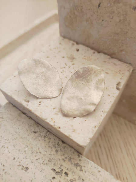 Tárcsa ovális fülbevaló