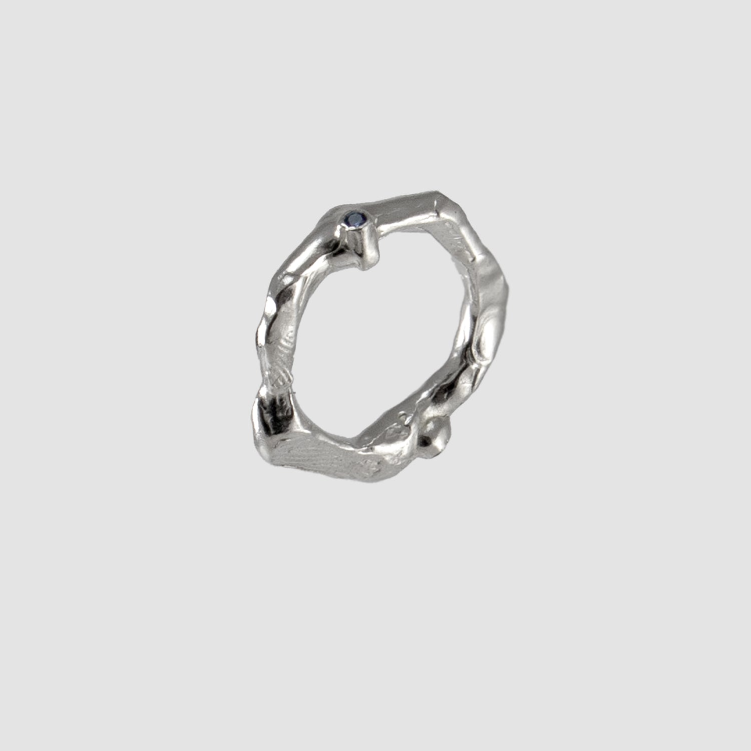 Mold Art Zafír Ezüst gyűrű