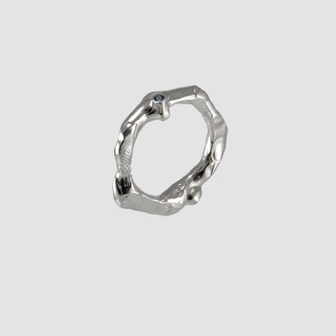 Mold Art Zafír Ezüst gyűrű