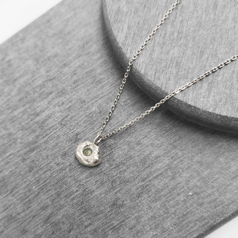 Mold Art Drops ezüst nyaklánc zafírral