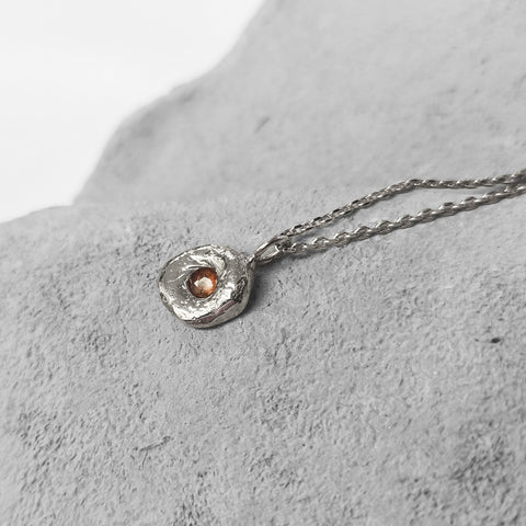 Mold Art Drops ezüst nyaklánc zafírral