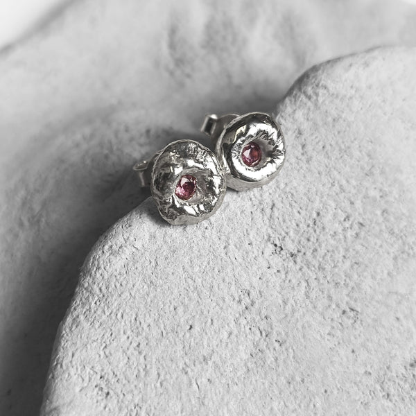 Mold Art Drops ezüst fülbevaló zafírral