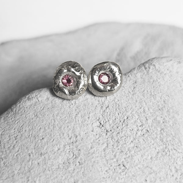 Mold Art Drops ezüst fülbevaló zafírral