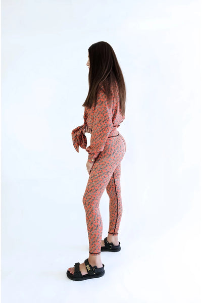 VIRAG KERENYI X ROZZI SPORT ORANGE LEGGINGS