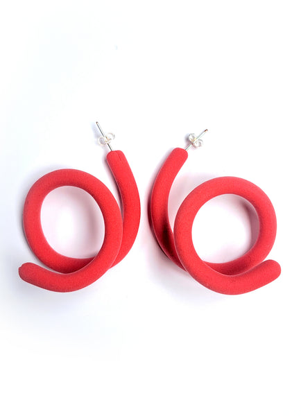 Spiral earrings