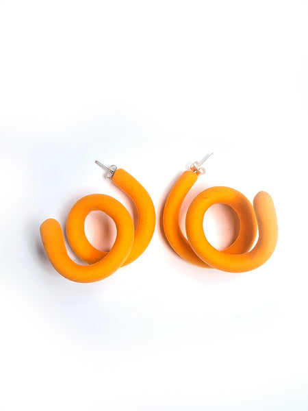 Spiral earrings