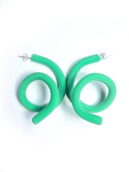 Spiral earrings