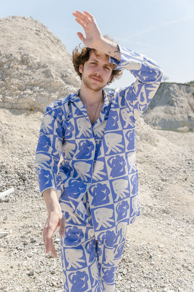 Long Shirt - corn flower