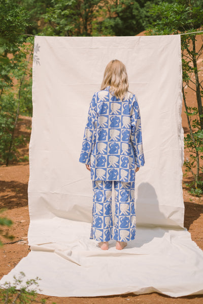 Long Shirt - corn flower