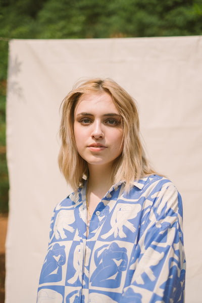 Long Shirt - corn flower