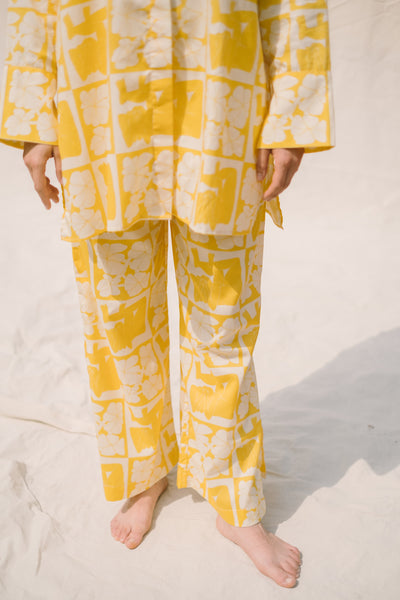 Flowy pants - sunflower