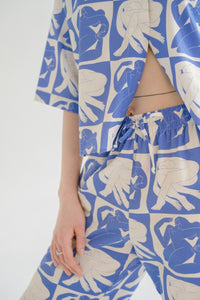 Flowy pants - corn flower