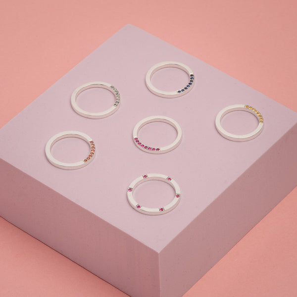 Enigma gyűrű - pasztellzöld zafír