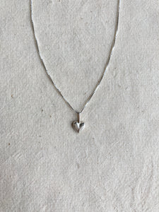 Heart drop necklace cirkóniával