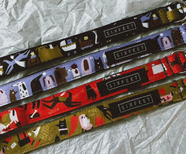 Textil nyakörv - A Celebration for Dogs - piros