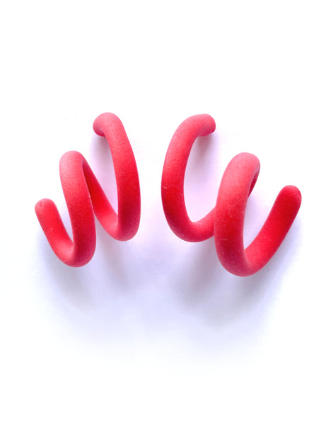 Spiral earrings
