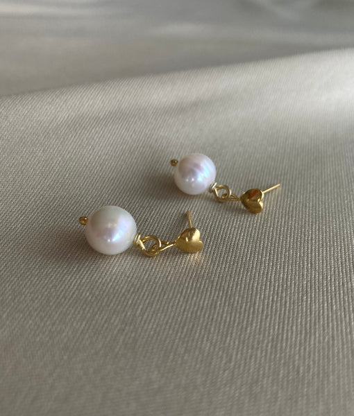 Anna earrings with pearls