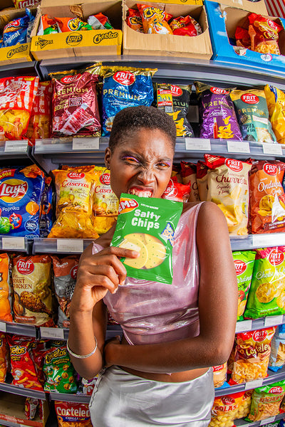 Cream and Onion Chips Socks