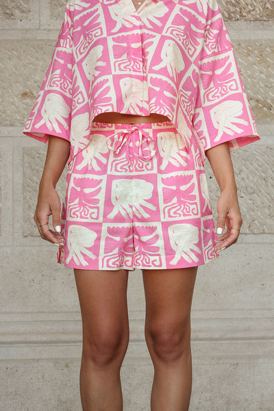 Flowy shorts - lotus