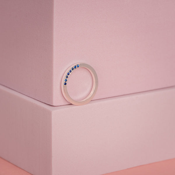 Enigma gyűrű - kék zafír