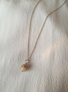 8 mm Stone ball necklace