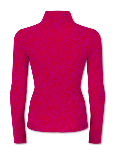 Marsha biker top