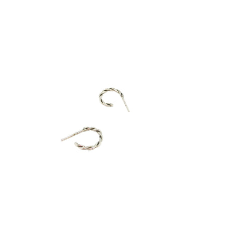 Mini twisted hoops EZÜST