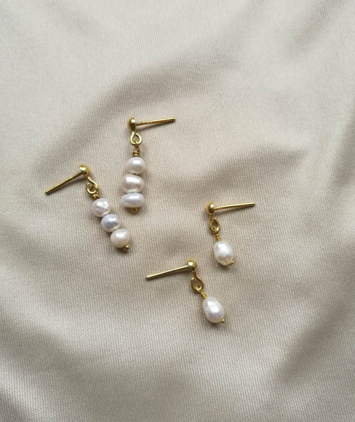 Francisca small earrings with pearl