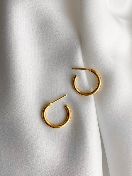 Minimal hoops EZÜST