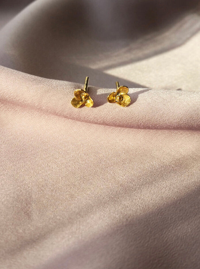 Mock Orange stud earrings