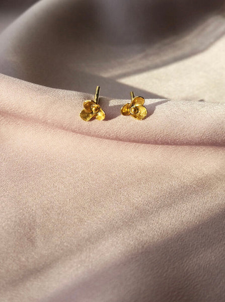 Mock Orange stud earrings